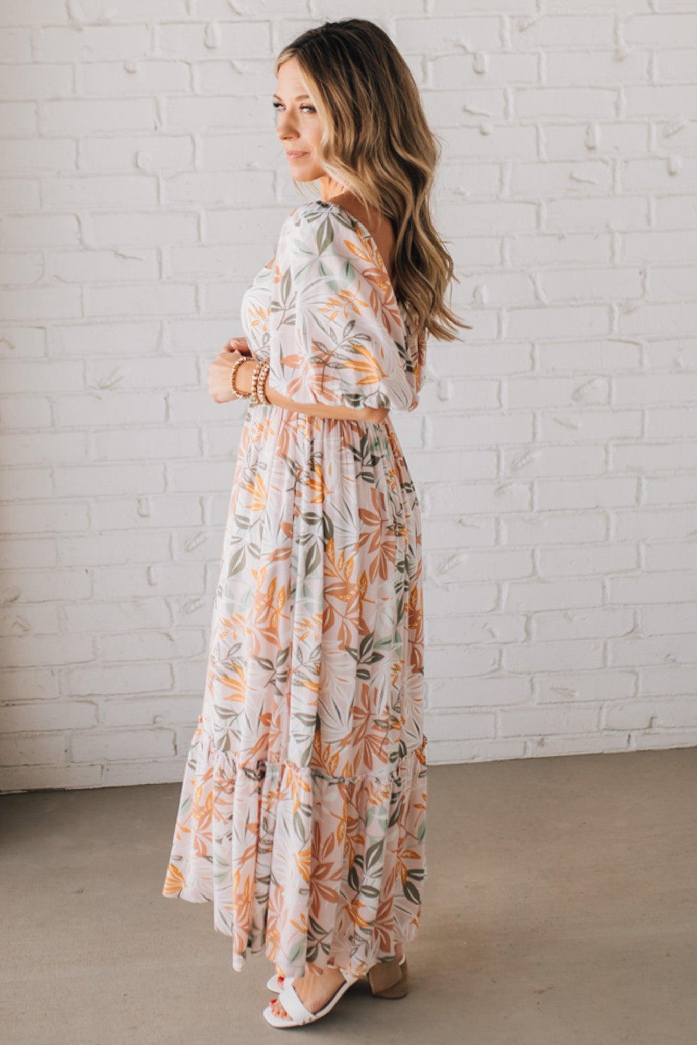 ELARA FLORAL MAXI DRESS